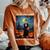 Retro Halloween As If You Could Out Halloween Me Women's Oversized Comfort T-Shirt Yam