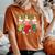 Three Goose In Socks Ugly Christmas Sweater Party Women's Oversized Comfort T-Shirt Yam