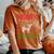 Ugly Holiday Sweater Christmas Highland Cow Graphic Women's Oversized Comfort T-Shirt Yam