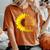 In A World Full Of Grandmas Be A Nonnie With Sunflower Women's Oversized Comfort T-shirt Yam