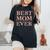 Best Mom Ever Floral Women's Oversized Comfort T-shirt Black