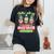 Chillin With My Physical Education Gnomies Teacher Christmas Women's Oversized Comfort T-Shirt Black