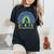 Down Syndrome Blue Yellow Rainbow Down Syndrome Awareness Women's Oversized Comfort T-shirt Black