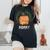 Mommy Pumkin Spice Fall Matching For Family Women's Oversized Comfort T-Shirt Black