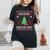 Ugly Christmas Sweaters Childcare Director Vibes Xmas Women's Oversized Comfort T-Shirt Black