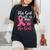 This Girl Got To Ring The Bell Chemo Grad Breast Cancer Women's Oversized Comfort T-Shirt Black