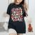 Groovy Thick Thighs Spooky Vibes Ghost Halloween Women's Oversized Comfort T-Shirt Black
