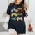 Halloween Gaming Controllers Skeleton Witch Zombie Mummy Women's Oversized Comfort T-Shirt Black