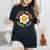 Happy To See Your Face Smile Groovy Back To School Teacher Women's Oversized Comfort T-Shirt Black