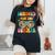 Last Day Of Schools Out For Summer Teacher Sunglasses Groovy Women's Oversized Comfort T-shirt Black