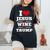 Love Jesus Wine Trump Religious Christian Faith Mom Women's Oversized Comfort T-Shirt Black