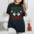 Merry Liftmas Ugly Christmas Sweater Gym Women's Oversized Comfort T-Shirt Black