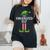 Organized Elf Matching Family Group Christmas Party Women's Oversized Comfort T-Shirt Black