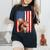 Patriotic Squirrel Usa Flag American 4Th Of July Women's Oversized Comfort T-Shirt Black