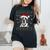 Saint Bernard Christmas Ugly Sweater Dog Lover Women's Oversized Comfort T-Shirt Black