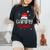 Ugly Sweater Christmas Matching Costume Gammy Claus Women's Oversized Comfort T-Shirt Black