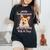 Never Underestimate An Old Woman With A Corgi Women's Oversized Comfort T-Shirt Black
