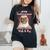Never Underestimate An Old Woman With A Pug Women's Oversized Comfort T-Shirt Black