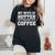 My Wife Is Hotter Than My Coffee Proud Husband Women's Oversized Comfort T-Shirt Black
