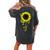 Best Wife Ever Sunflower Women's Oversized Comfort T-Shirt Back Print Pepper