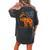Multiple Sclerosis Awareness Sunflower Elephant Be Kind Women's Oversized Comfort T-Shirt Back Print Pepper
