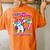 7 Years Old Dabbing Unicorn 7Th Birthday Girl Party Women's Oversized Comfort T-shirt Back Print Yam