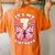 7Th Birthday Girl 7 Years Butterflies And Number 7 Women's Oversized Comfort T-shirt Back Print Yam