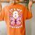 8Th Birthday Girl 8 Years Butterflies And Number 8 Women's Oversized Comfort T-shirt Back Print Yam