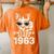 Awesome Since 1963 60Th Birthday 60 Year Old Cat Lovers Women's Oversized Comfort T-shirt Back Print Yam