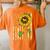 Beagle Mom Sunflower American Flag Dog Lover Women's Oversized Comfort T-Shirt Back Print Yam