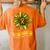 Childhood Cancer Awareness Leopard Yellow Sunflower Women's Oversized Comfort T-shirt Back Print Yam