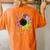 Daisy Peace Sign Love Hippie Soul Flower Lovers 60S 70S Women's Oversized Comfort T-Shirt Back Print Yam