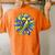 Down Syndrome Awareness Leopard Sunflower Yellow Blue Ribbon Women's Oversized Comfort T-Shirt Back Print Yam