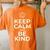 Keep Calm And Be Kind Cute Anti Bullying Kindness Women's Oversized Comfort T-Shirt Back Print Yam