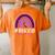 Leopard Rainbow Be Kind Purple Ribbon Epilepsy Cancer Women's Oversized Comfort T-Shirt Back Print Yam