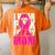 I Wear Pink For My Mom Pink Ribbon Breast Cancer Awareness Women's Oversized Comfort T-shirt Back Print Yam