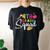 4Th Grade Squad Fourth Teacher Student Team Back To School Women's Oversized Comfort T-shirt Back Print Black