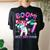 7 Years Old Dabbing Unicorn 7Th Birthday Girl Party Women's Oversized Comfort T-shirt Back Print Black