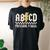 Abcd Preschool Rocks Pencil Lightning Teachers Rock Boys Women's Oversized Comfort T-shirt Back Print Black