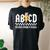 Abcd Second Grade Rocks Pencil Lightning Back To School 2023 Women's Oversized Comfort T-shirt Back Print Black