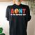 Aunt Of The Birthday Boy Beach Ball Family Matching Party Women's Oversized Comfort T-shirt Back Print Black