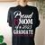Class Of 2023 Graduation 2023 Proud Mom Of A 2023 Graduate Women's Oversized Comfort T-Shirt Back Print Black