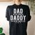 Dad In The Streets Daddy In The Sheets Sarcastic Dad Women's Oversized Comfort T-shirt Back Print Black