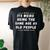 Its Weird Being The Same Age As Old People Women's Oversized Comfort T-shirt Back Print Black