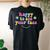 Teacher First Day Of School Happy To See Your Face Women's Oversized Comfort T-shirt Back Print Black