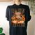 Hay There Pumkin Highland Cow Fall Autumn Thanksgiving Women's Oversized Comfort T-shirt Back Print Black