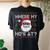 Where My Hos At Ugly Christmas Sweater Santa Claus Style Women's Oversized Comfort T-shirt Back Print Black