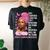 I'm The Storm Black Pink Ribbon Breast Cancer Survivor Women's Oversized Comfort T-shirt Back Print Black