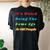 It's Weird Being The Same Age As Old People Women's Oversized Comfort T-shirt Back Print Black