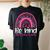 Be Kind Breast Cancer Awareness Leopard Rainbow Kindness Women's Oversized Comfort T-Shirt Back Print Black